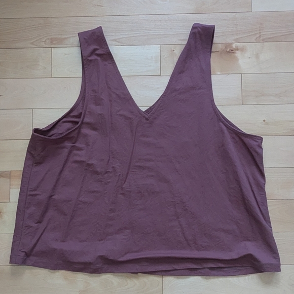 Reitmans Deep Brown Buttoned Tank Top - Picture 2 of 4